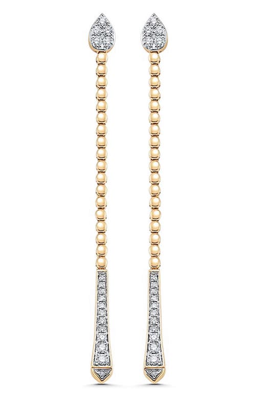 Sara Weinstock Unity Reverie Diamond Linear Drop Earrings in Yellow Gold at Nordstrom