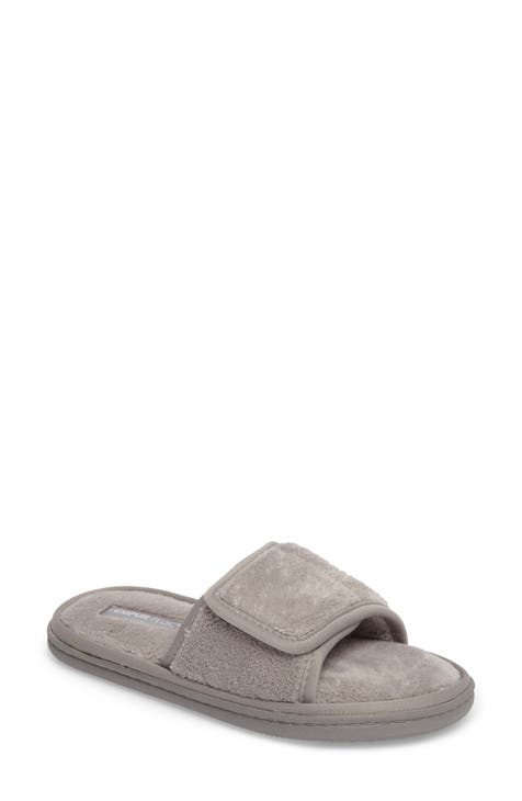 Women's grey sale slippers