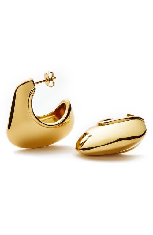 Missoma Volume Hoop Earrings In Gold