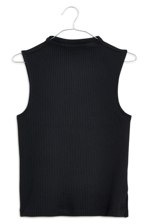 Madewell Side Slit Mock Neck Tank at Nordstrom,