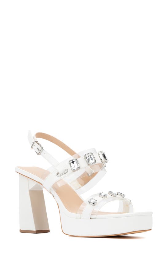 Fashion To Figure Waverly Strap Sandal In White