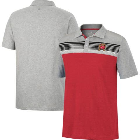Men's Atlanta Braves Nike Golf Red Stripe Victory Performance Polo