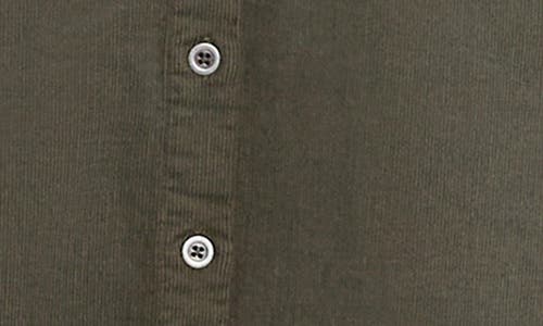 WASH LAB DENIM WASH LAB DENIM CHILL OUT HIGH-LOW CORDUROY SHIRTDRESS