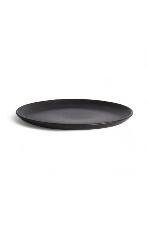 Gharyan Stoneware Tunisian Dinner Plates Set Of 4 In Black