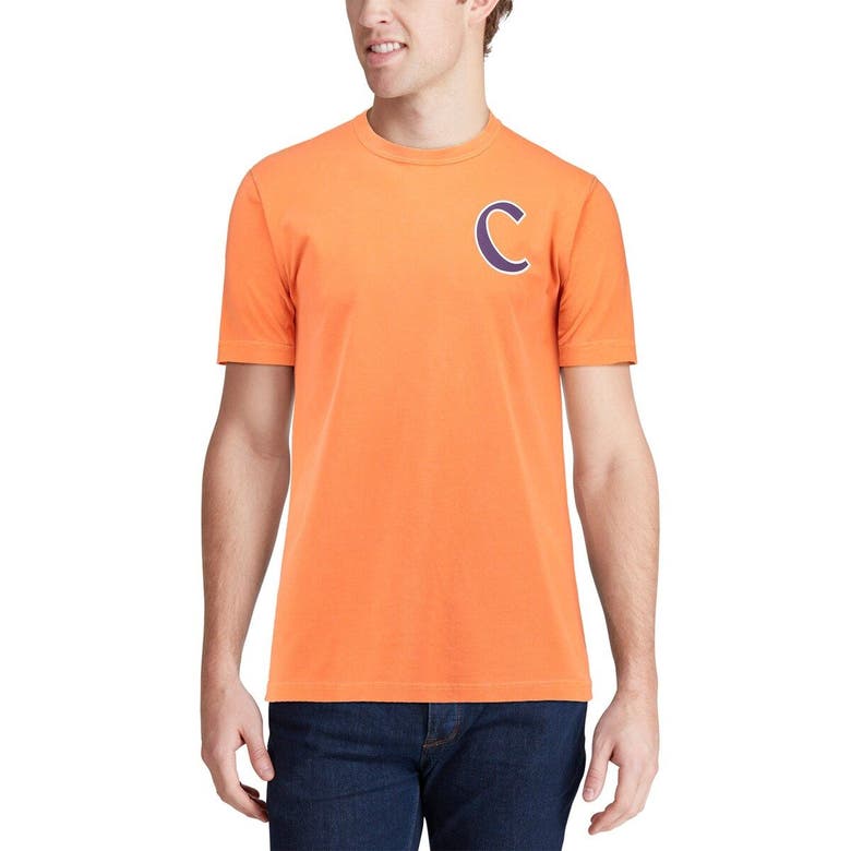 Shop Image One Orange Clemson Tigers Baseball Flag Comfort Colors T-shirt