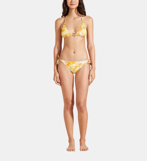 VILEBREQUIN TAHITI FLOWERS TRIANGLE BIKINI TOP