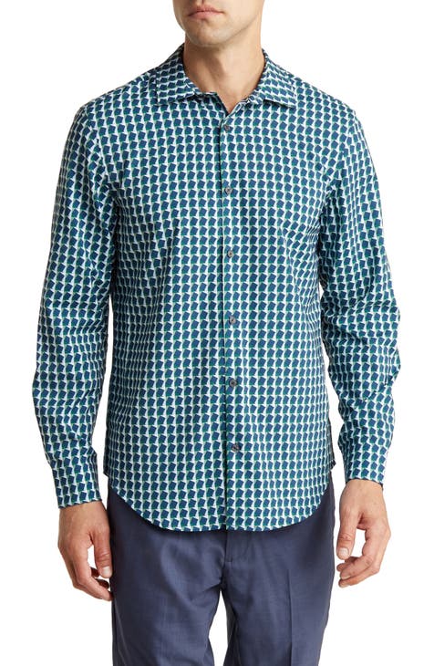 Men's Perry Ellis Button Up Shirts | Nordstrom Rack