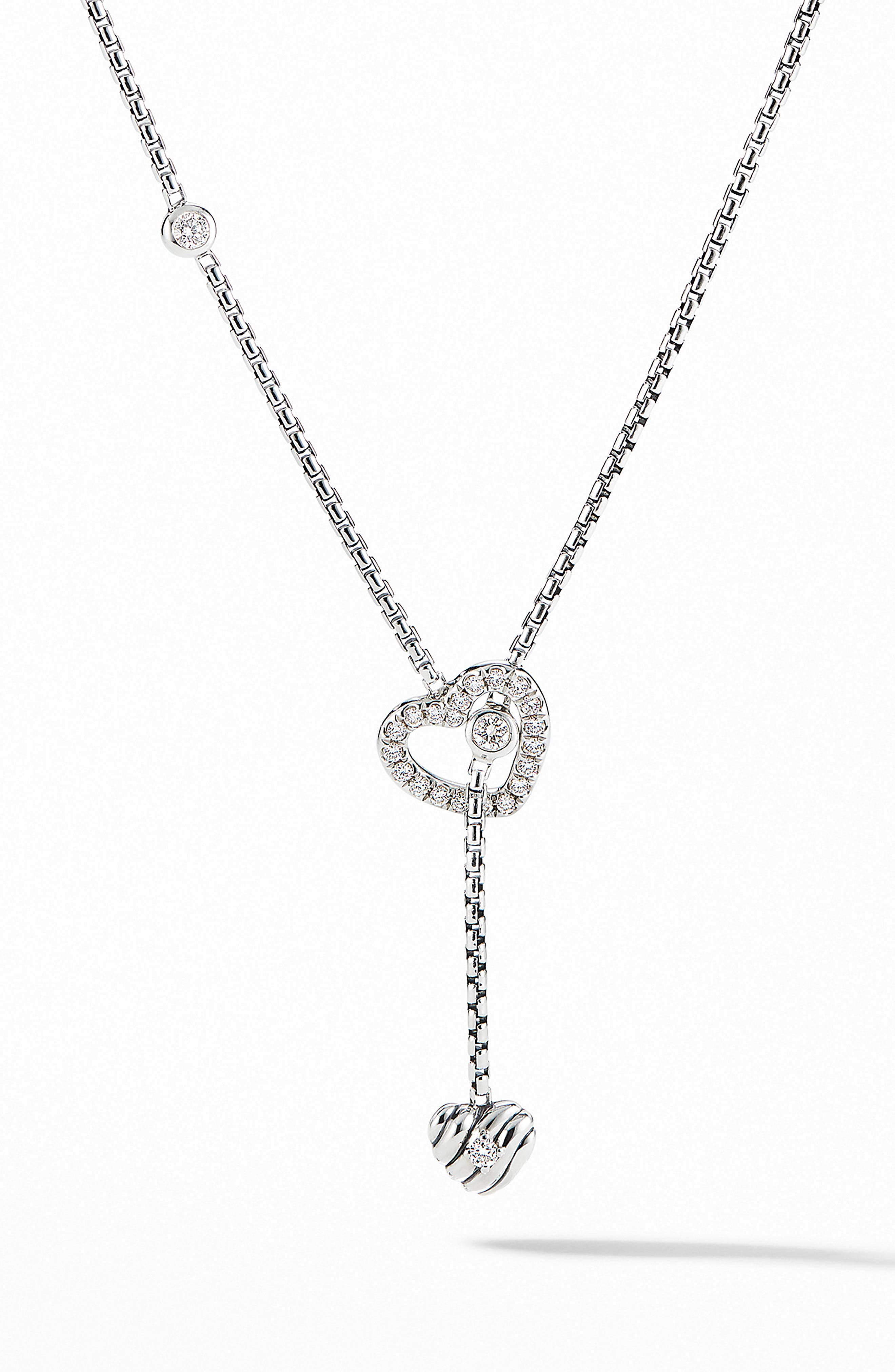 david yurman diamond heart necklace