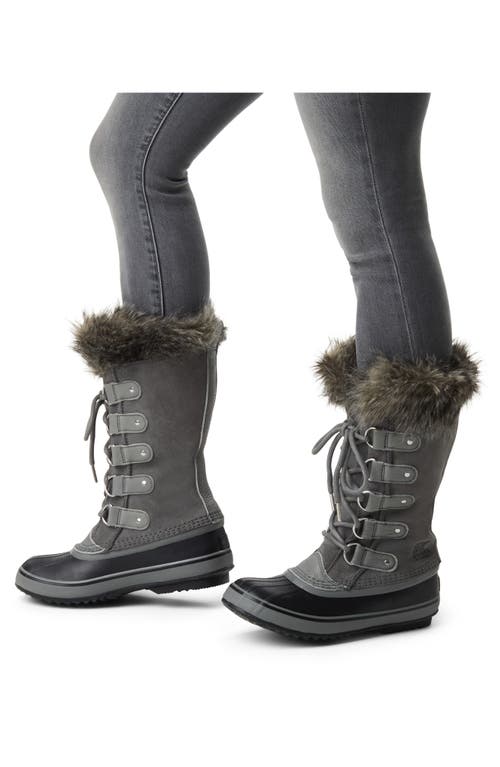 Sorel Joan Of Arctic Waterproof Boot In Quarry/black