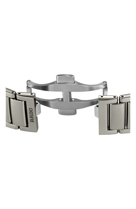 Rado True Round Automatic Open Heart Bracelet Watch, 40mm In Grey