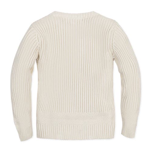 HOPE & HENRY HOPE & HENRY BABY BOYS' ORGANIC HERRINGBONE DETAIL CREW NECK SWEATER, INFANT 