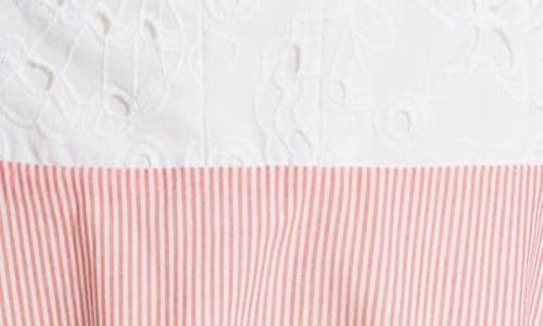 Shop Lilly Pulitzer ® Winslow Eyelet Stripe Cotton Sundress In Mizner Red Seaside Stripe