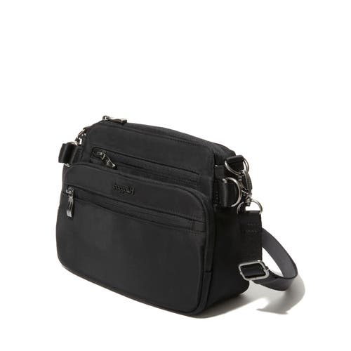 Baggallini Marais Crossbody Bag In Black Twill