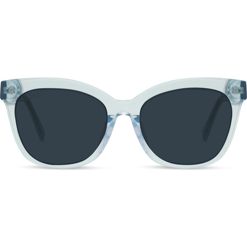 Diff Winston 52mm Cat Eye Sunglasses In Blue