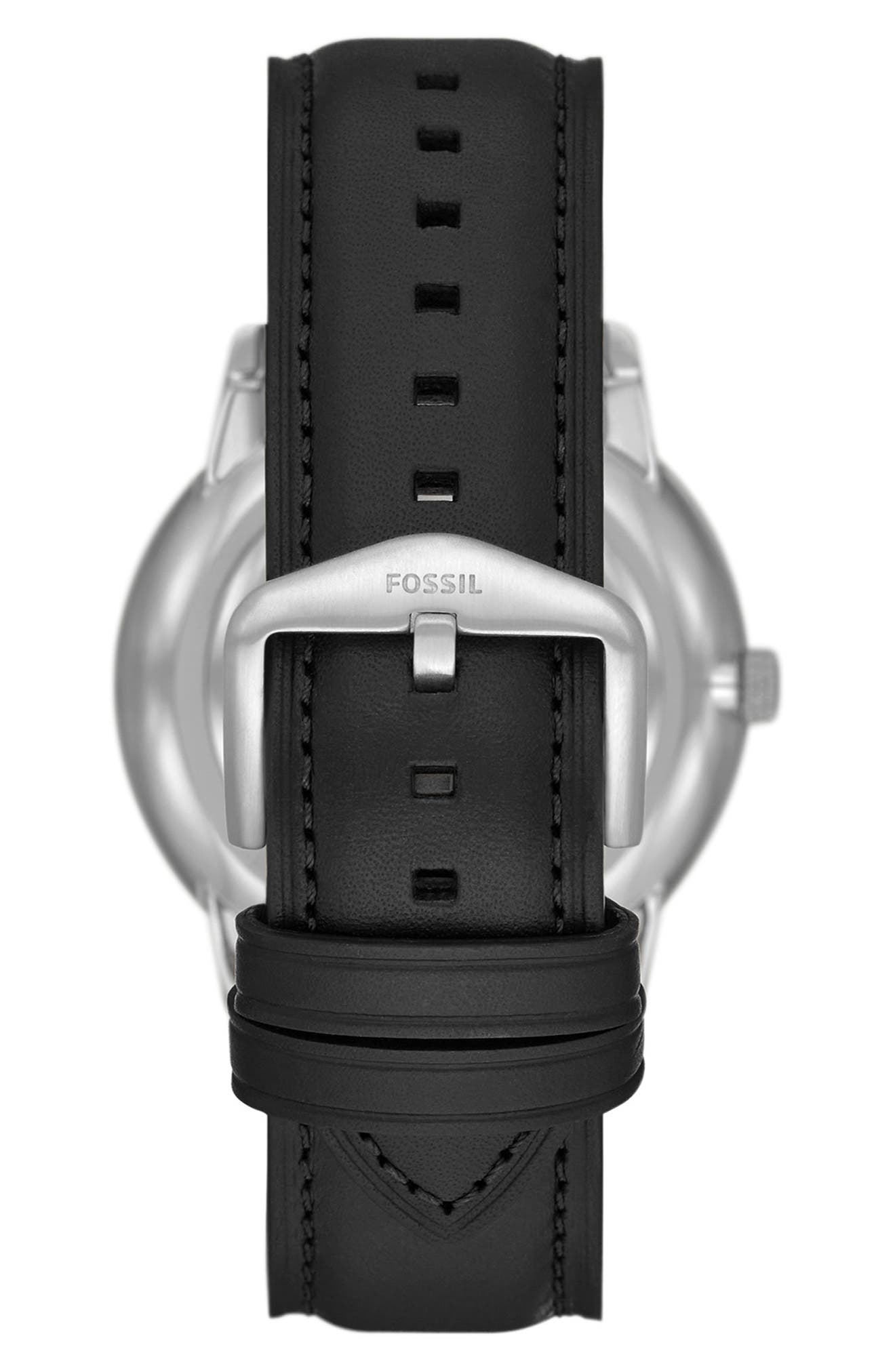 Fossil Neutra Moonphase Leather Strap 