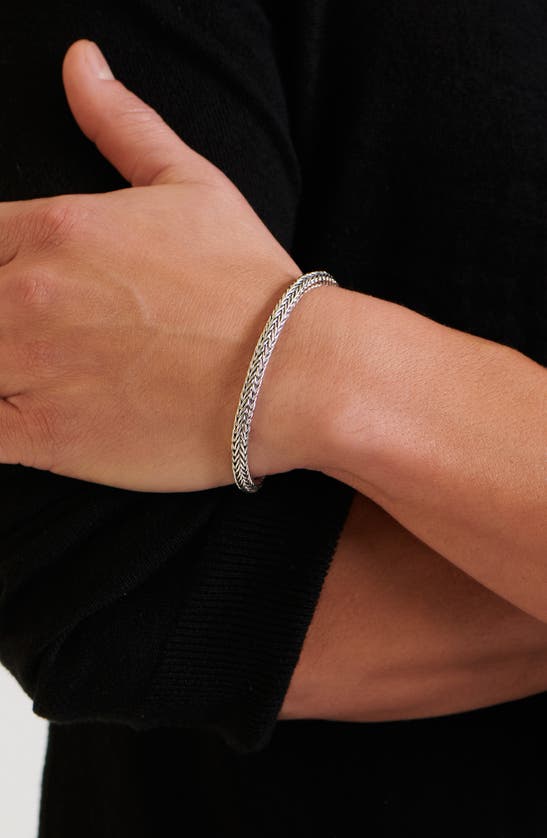 Devata Sterling Silver Chain Bracelet In Silver