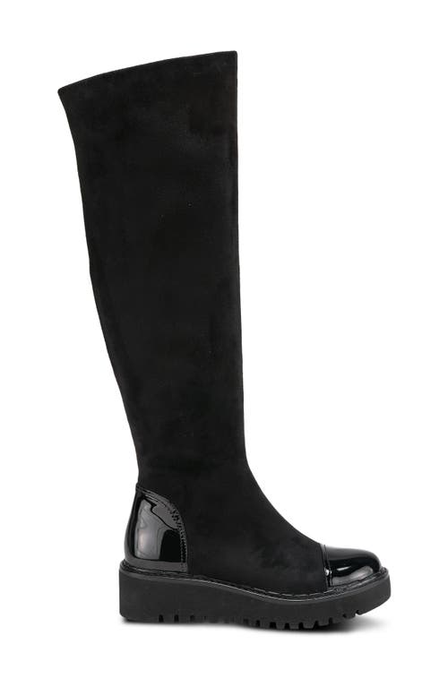 Azura By Spring Step Quappa Knee High Boot In Black