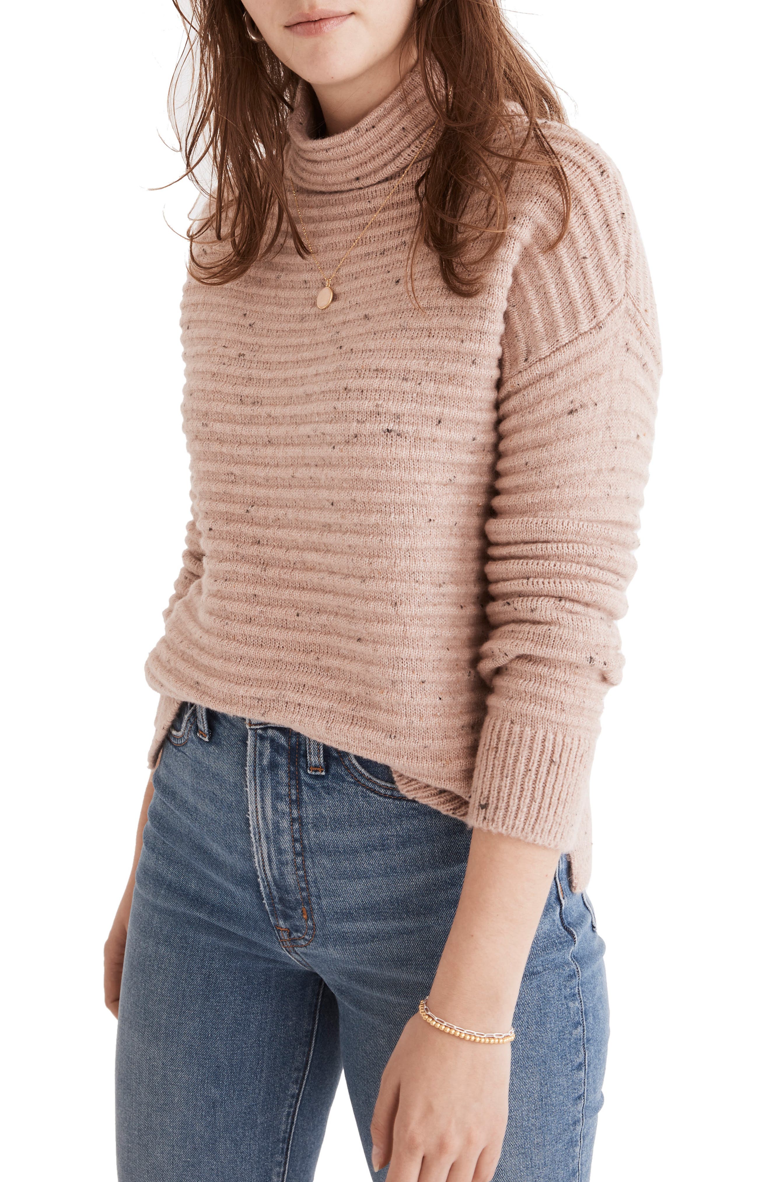 Madewell Belmont Donegal Mock Neck 