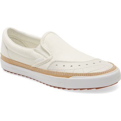 Vans Classic Overply Slip-On Sneaker, White
