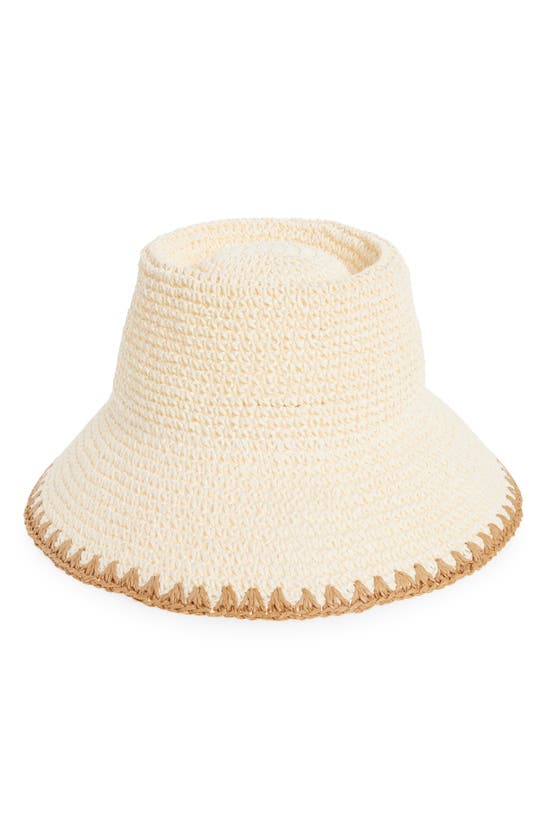 MADEWELL MADEWELL WHIPSTITCH STRAW BUCKET HAT