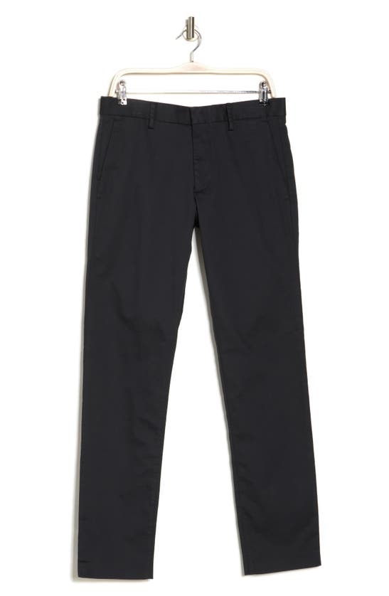 Shop Nn07 Theo 1420 Stretch Organic Cotton Pants In Dark Grey