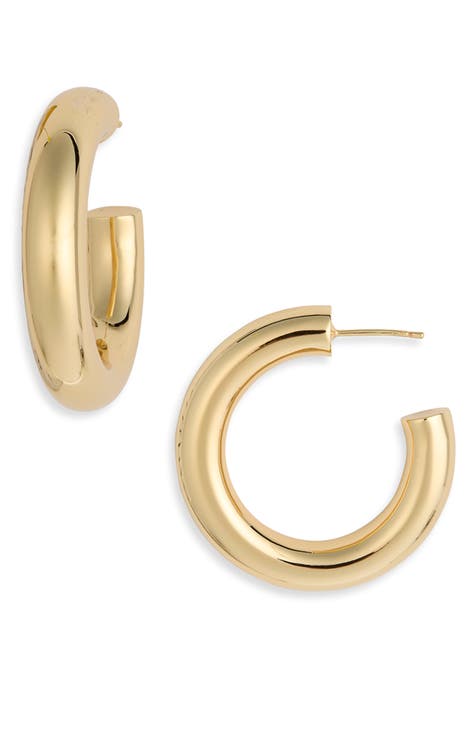 Tube Hoop Earrings