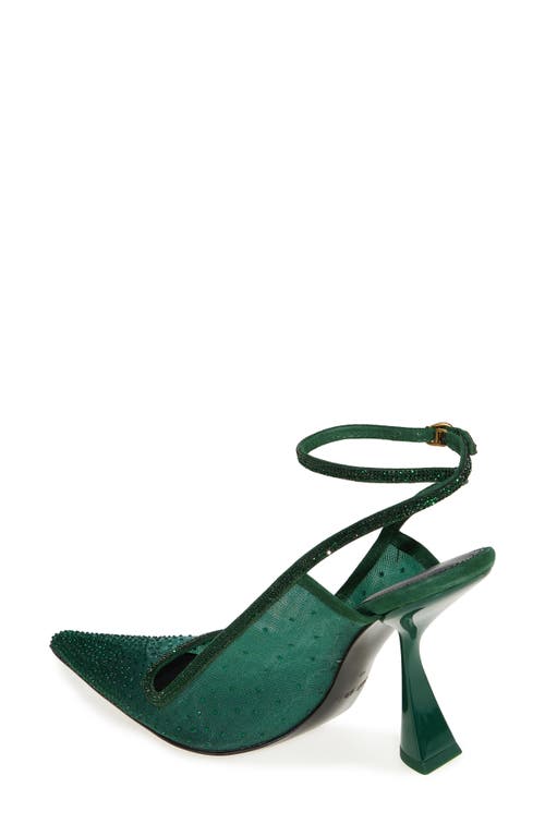 Shop Cult Gaia Diya Pointed Toe Pump In Malachite