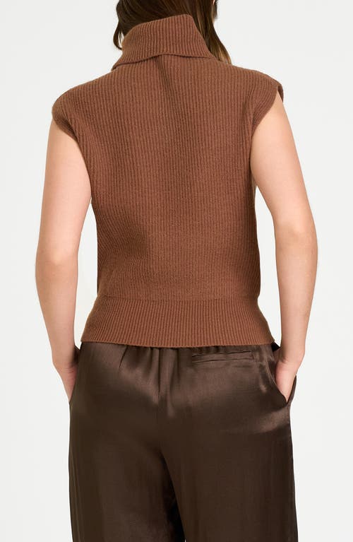 WAYF WAYF KAI RIB CAP SLEEVE TURTLENECK SWEATER 