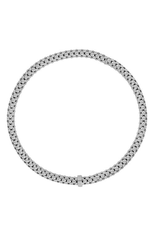 Shop Bony Levy 14k Gold Stretch Bracelet In 14k White Gold