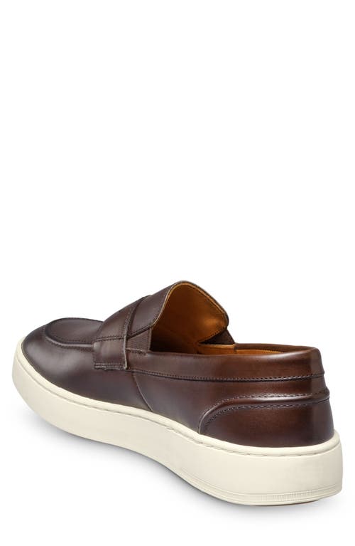 Allen Edmonds Rand Penny Slip-on Sneaker In Espresso