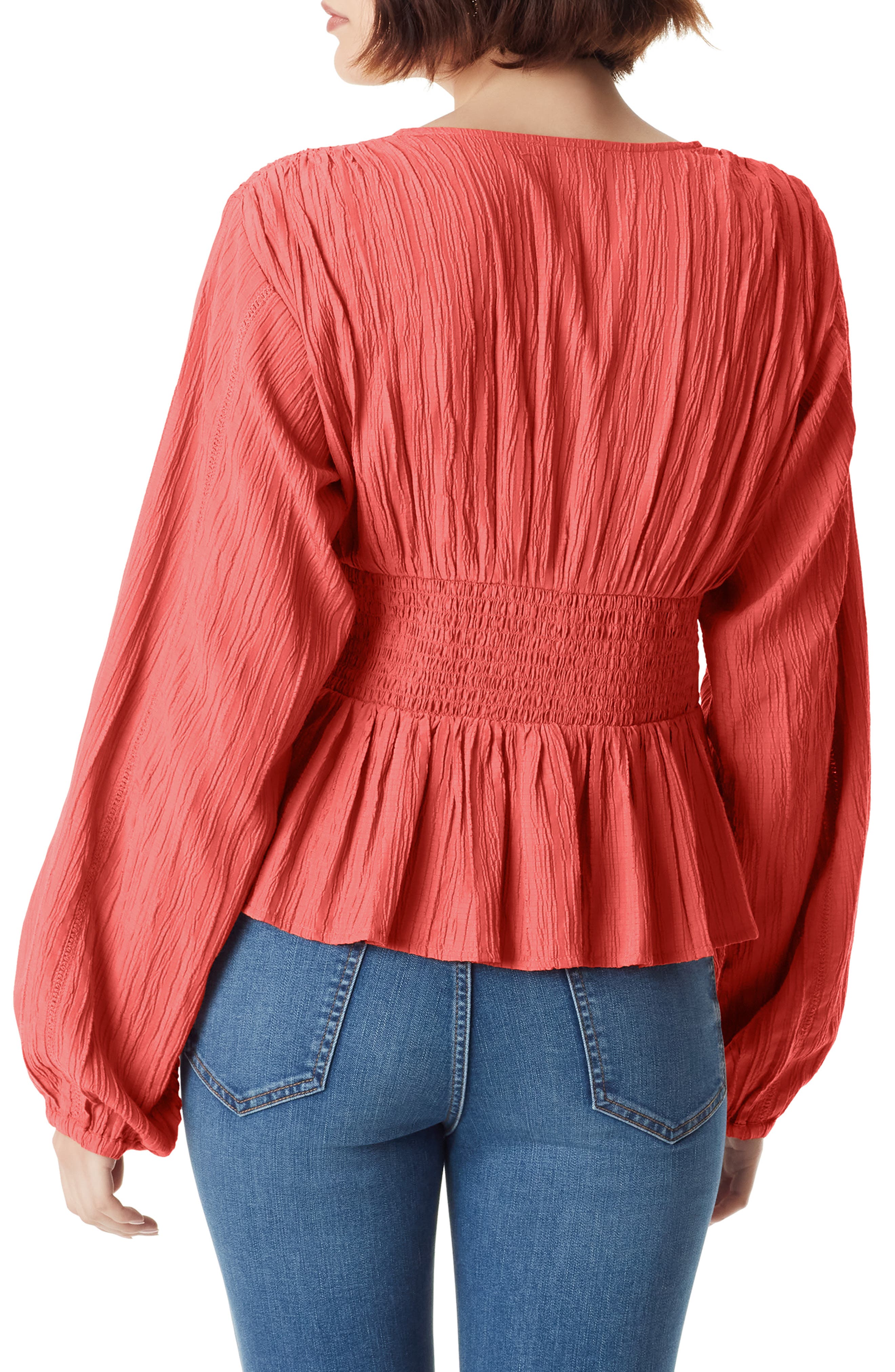Ellen L S Peplum Top North Atlantic