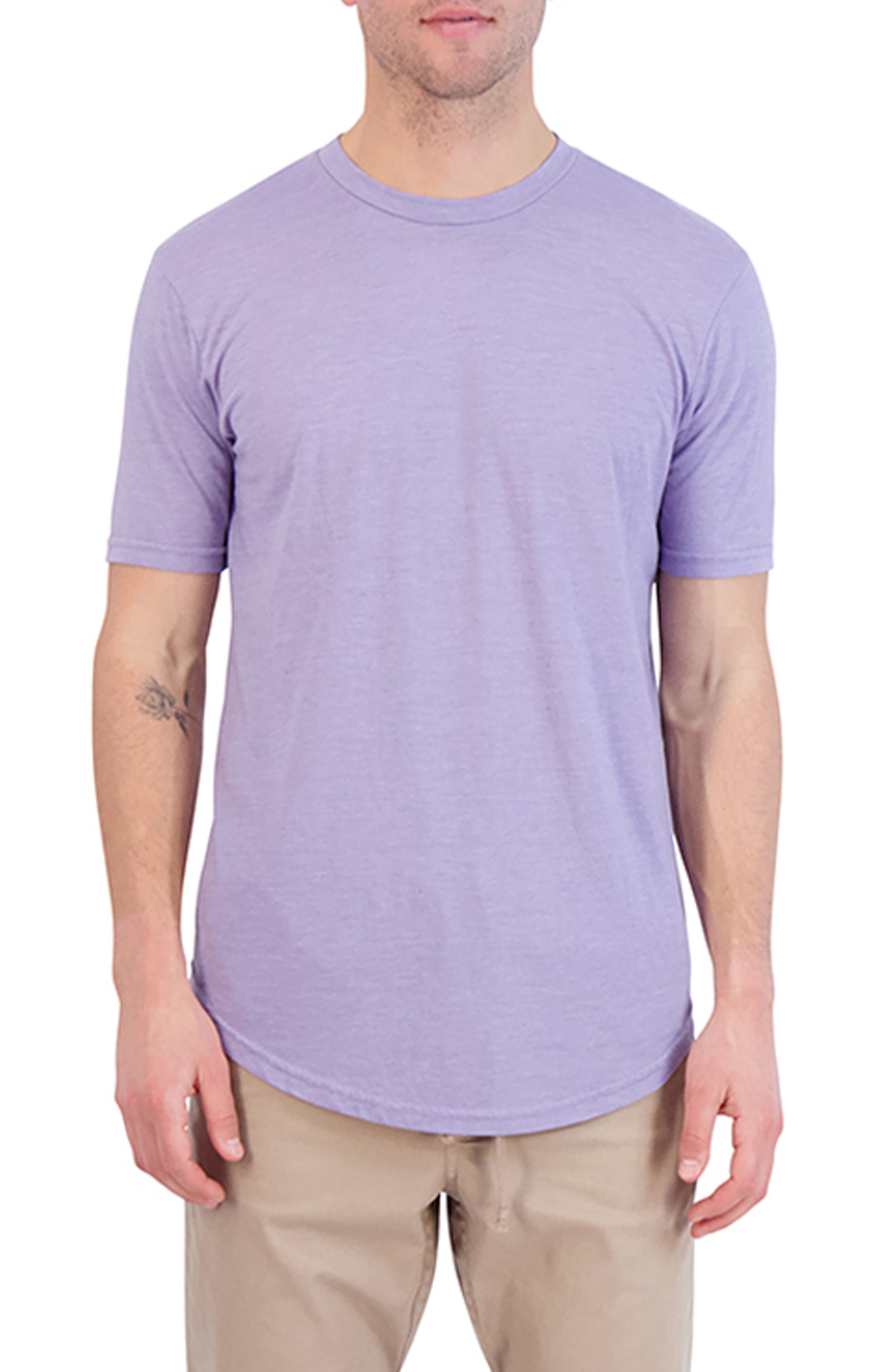 mens lilac t shirt