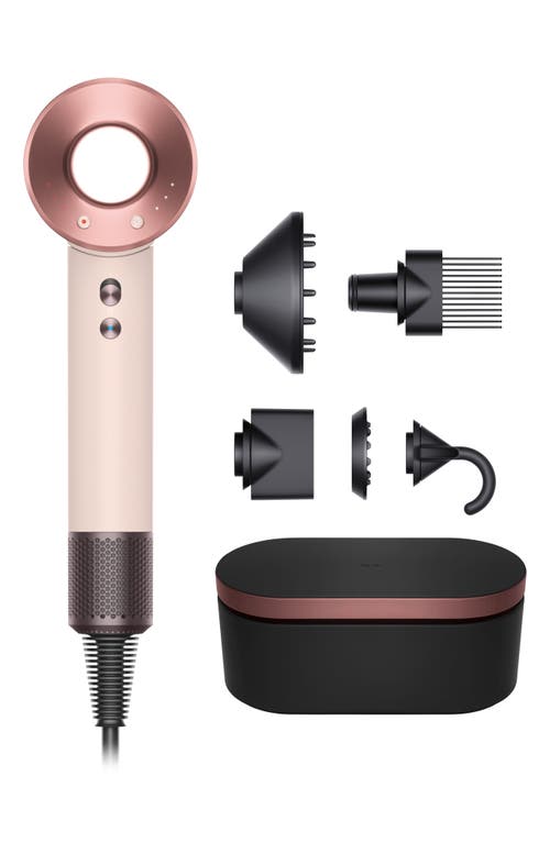 Limited-Edition Ceramic Pink & Rose Gold Supersonic Hair Dryer with Onyx & Rose Presentation Case in Ceramic Pink/Rose Gold