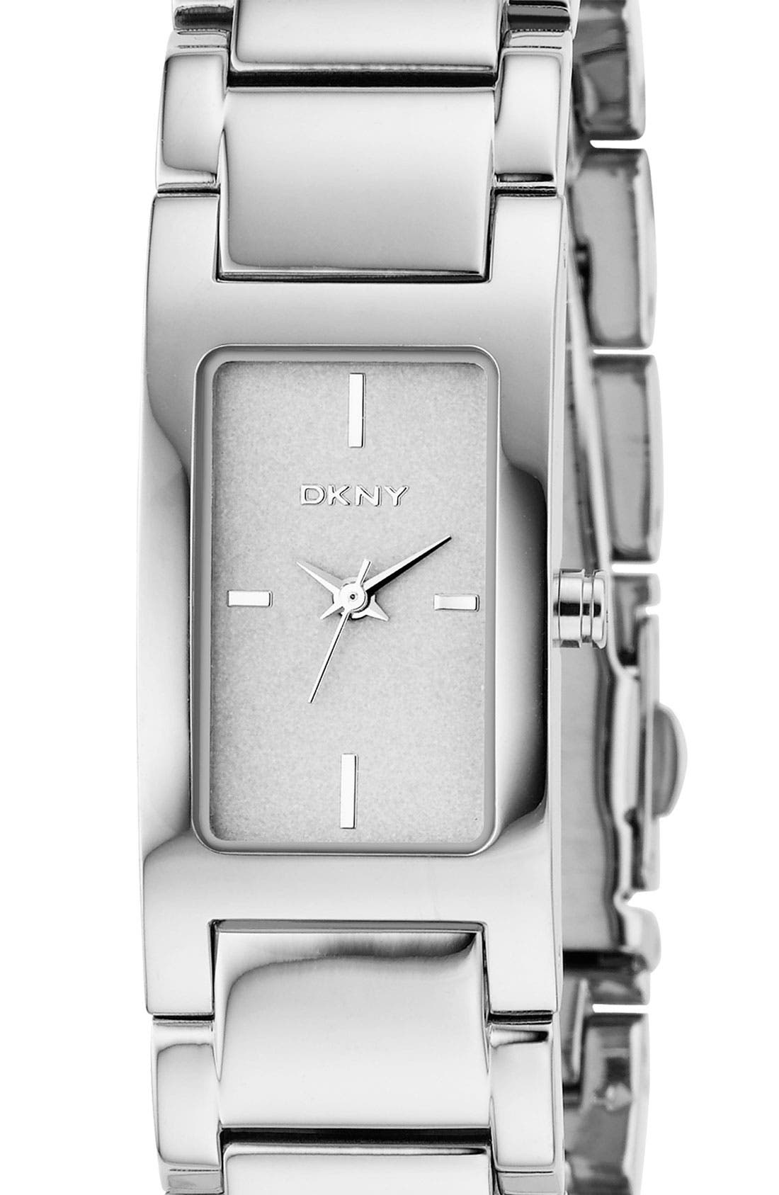 DKNY Rectangular Stainless Steel Watch Nordstrom