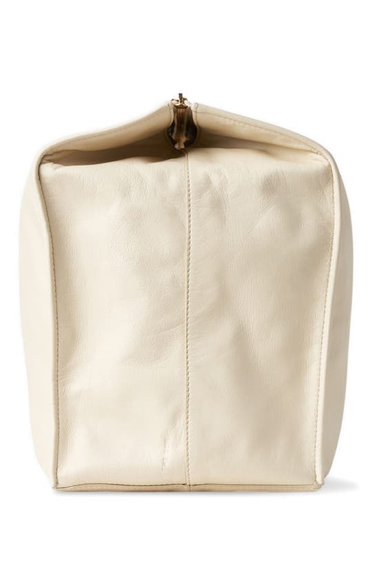 The Row Aspen Clutch Bag In Napa Leather In Ivory | ModeSens
