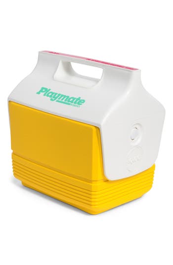 Igloo Retro Playmate Mini 4-quart Cooler In Yellow