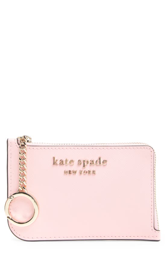 Kate Spade Cameron Medium Zip Card Holder In Light Crepe