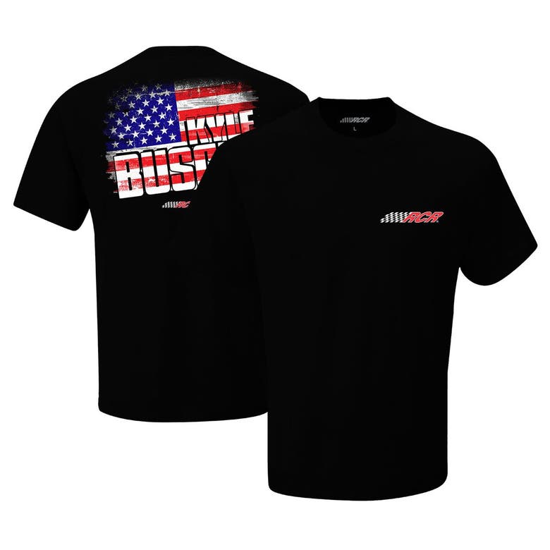 Nascar Richard Childress Racing Team Collection  Black Kyle Busch Flag T-shirt