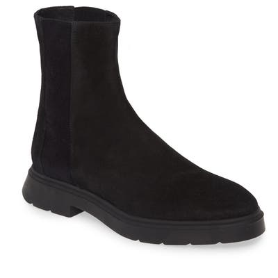 Stuart Weitzman Romy Genuine Shearling Lined Bootie, Black
