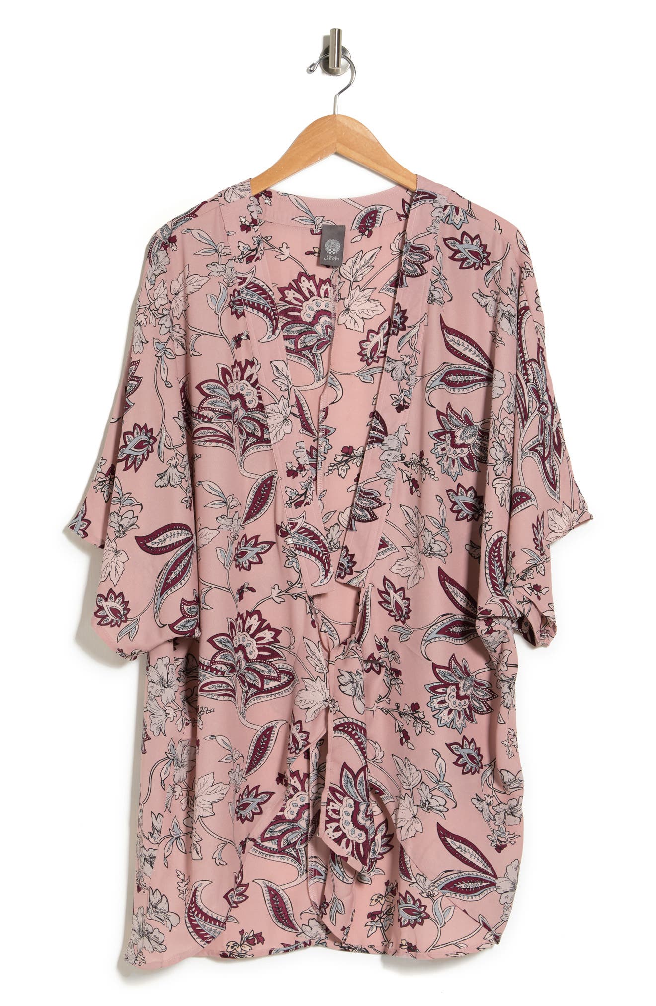 Vince Camuto Floral Print Duster In Mauve | ModeSens