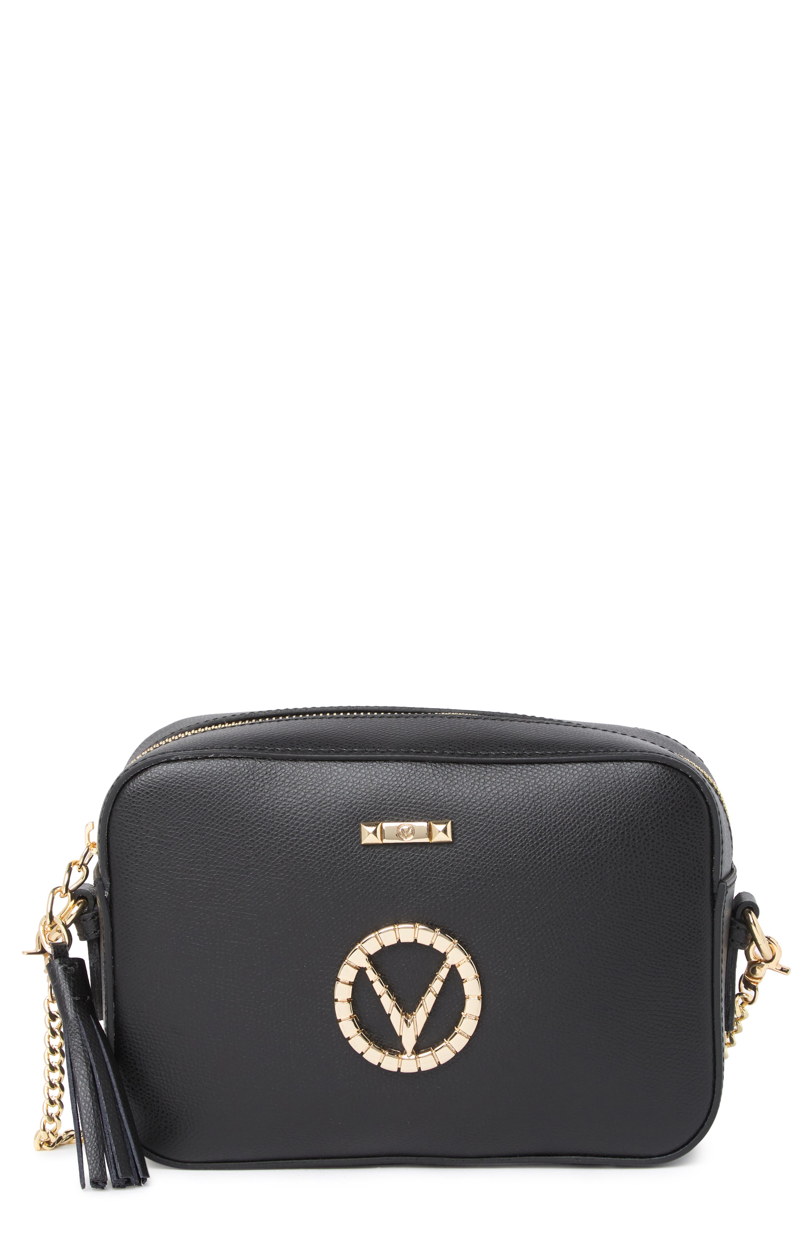 Valentino By Mario Valentino Babette Leather Camera Bag In Black At ...