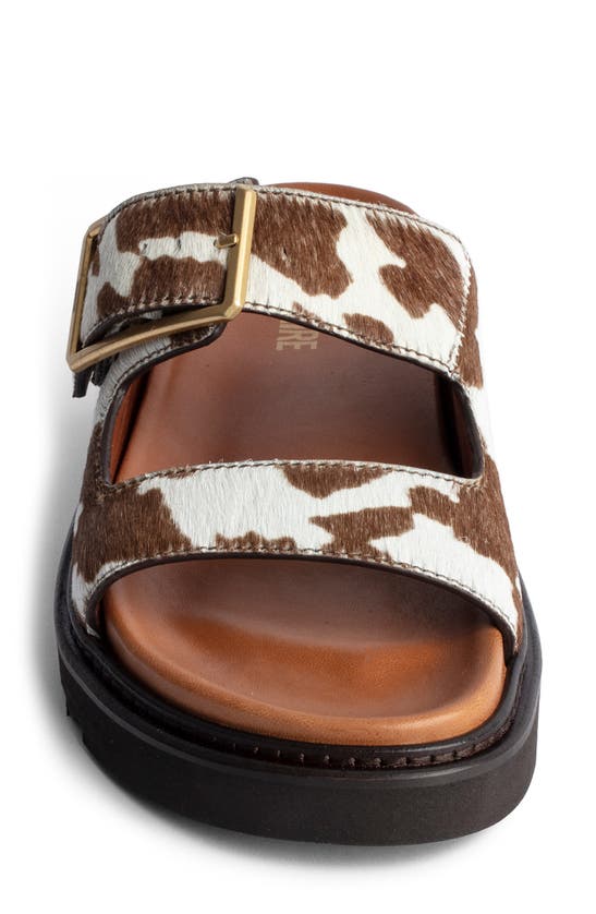 ZADIG & VOLTAIRE ZADIG & VOLTAIRE ALPHA CECILIA GENEUINE CALF HAIR SLIDE SANDAL