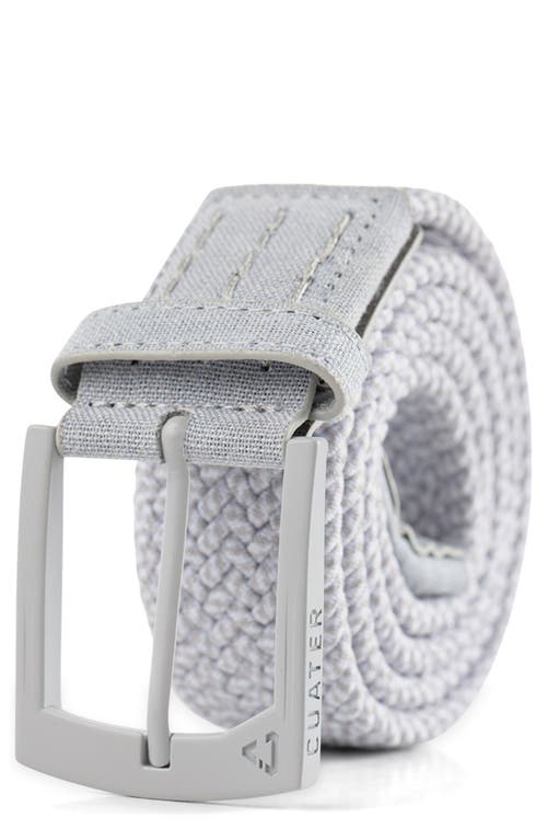 Travismathew Staggerwing Woven Belt In Micro Chip/white