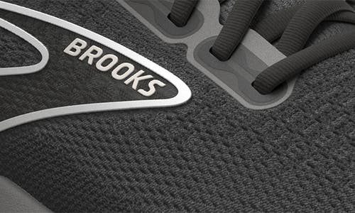 Shop Brooks Glycerin Gts 21 Running Shoe In Black/grey/white