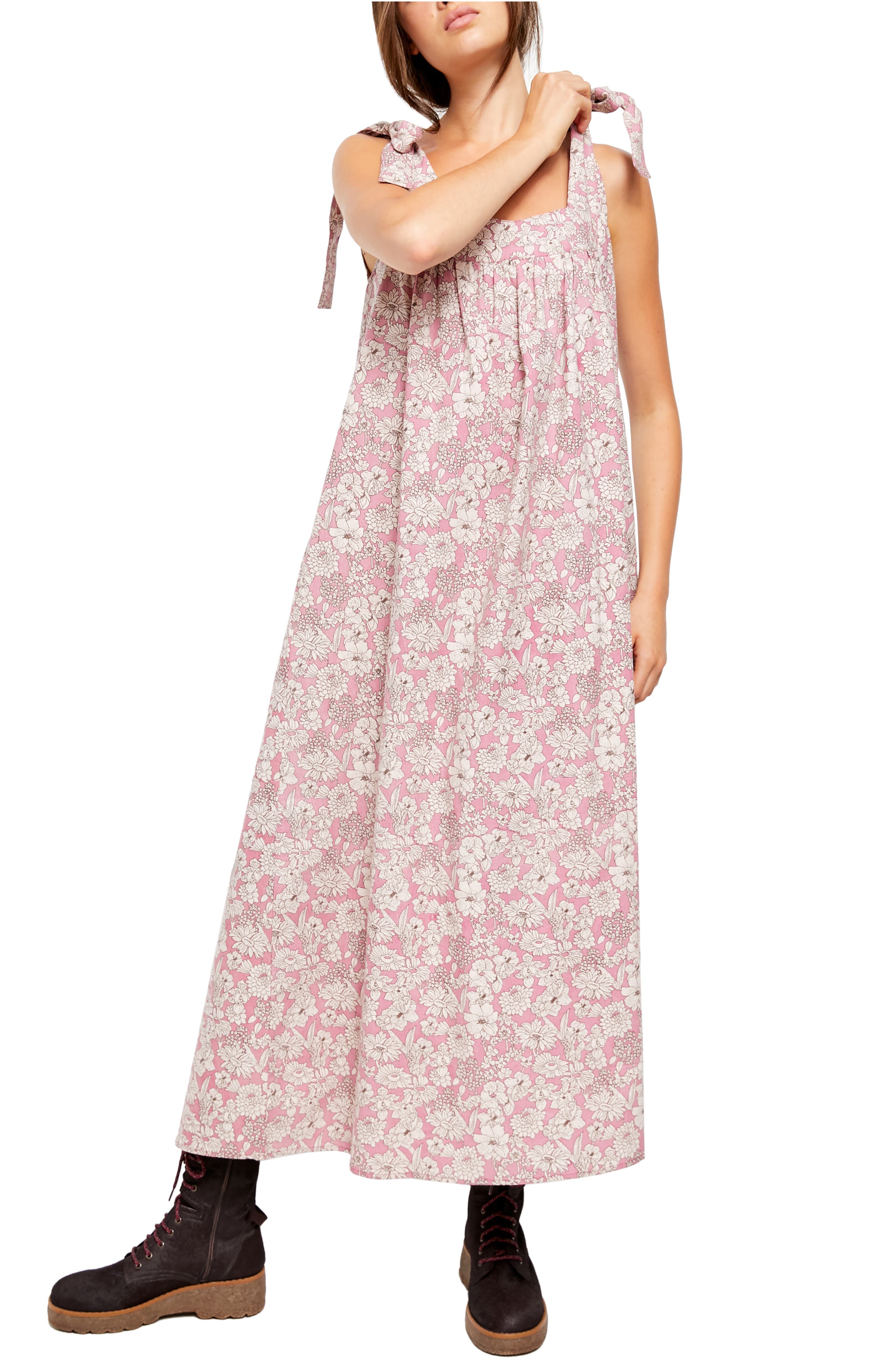 free people floral maxi