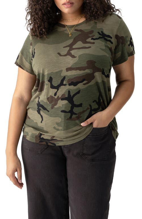 Shop Sanctuary The Perfect T-shirt In Hiker Camo