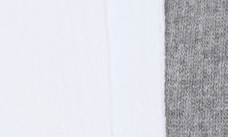 Shop Reebok 5-pack Terry Crew Socks In Black-white-grey