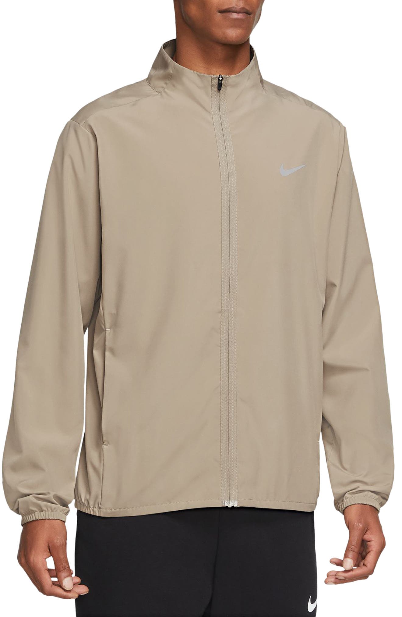 dri fit zip front bomber jacket with insert pockets