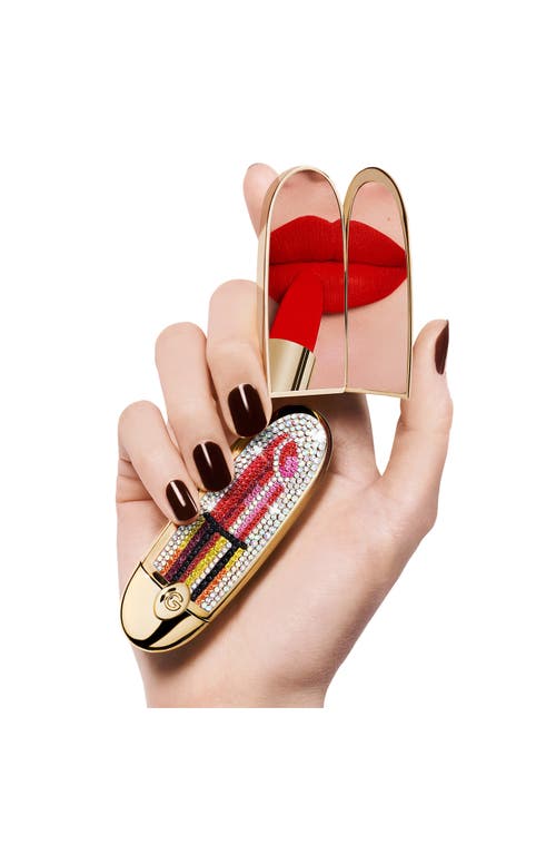 Guerlain Holiday Rouge G Customizable Lipstick Case In Multi Gold