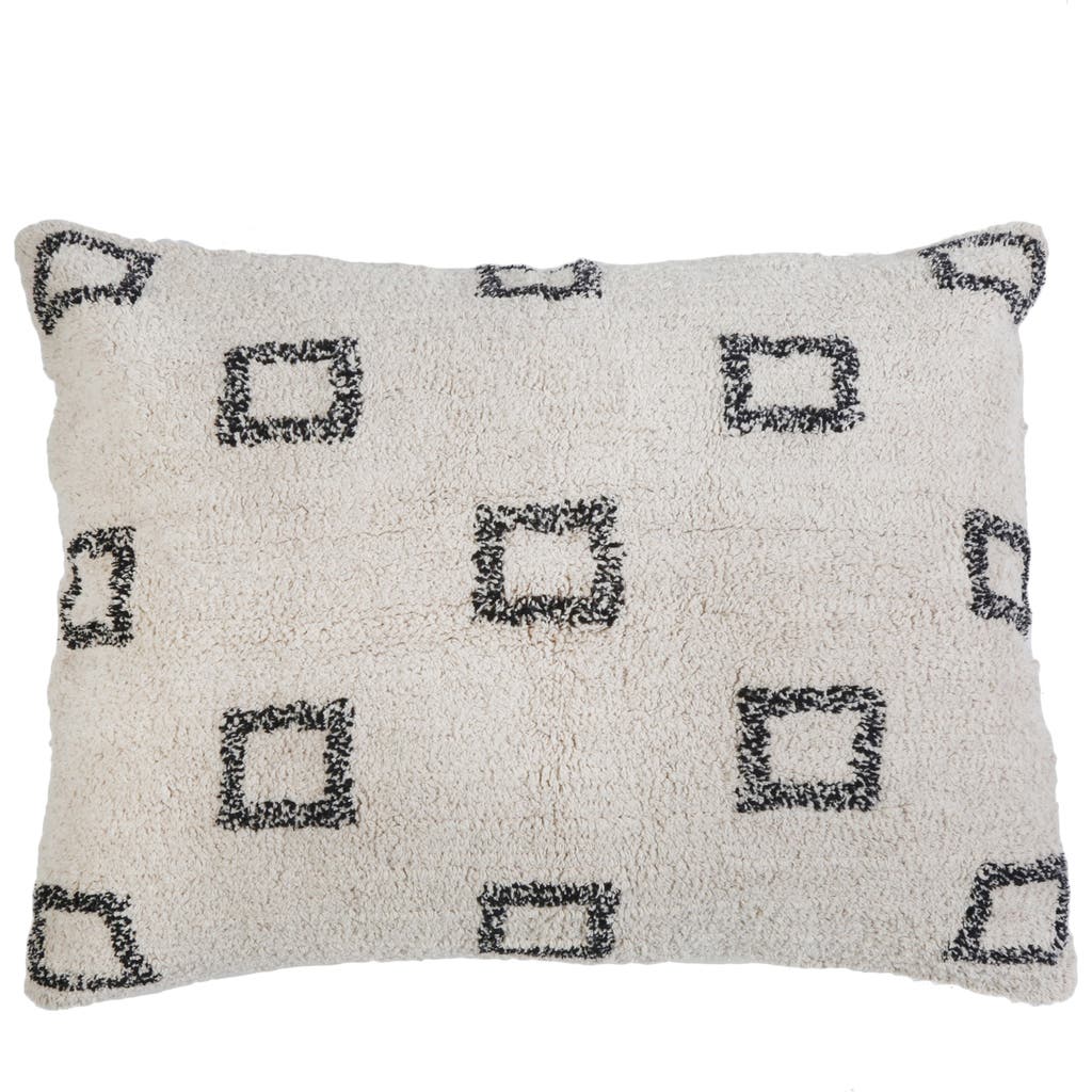 Shop Pom Pom At Home Bowie Big Accent Pillow In Ivory/black